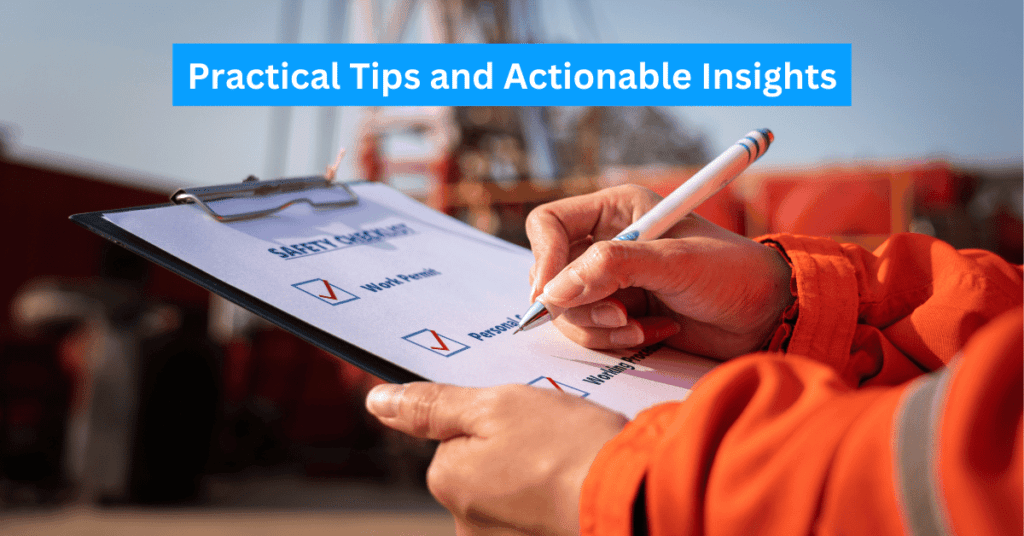 Practical Tips and Actionable Insights