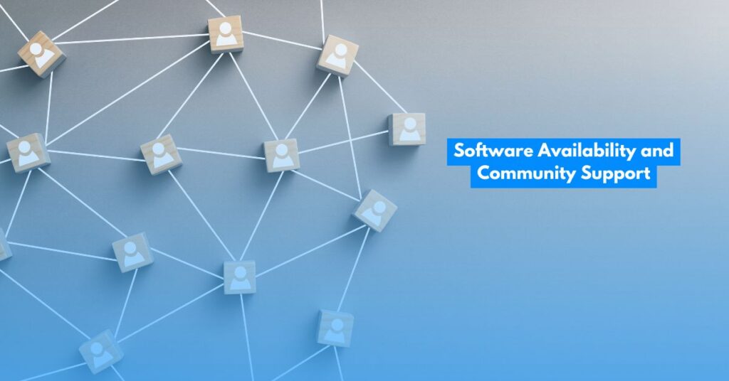 Software Availability and Community Support