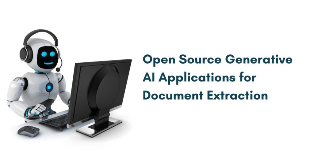 Open Source Generative AI Applications for Document Extraction